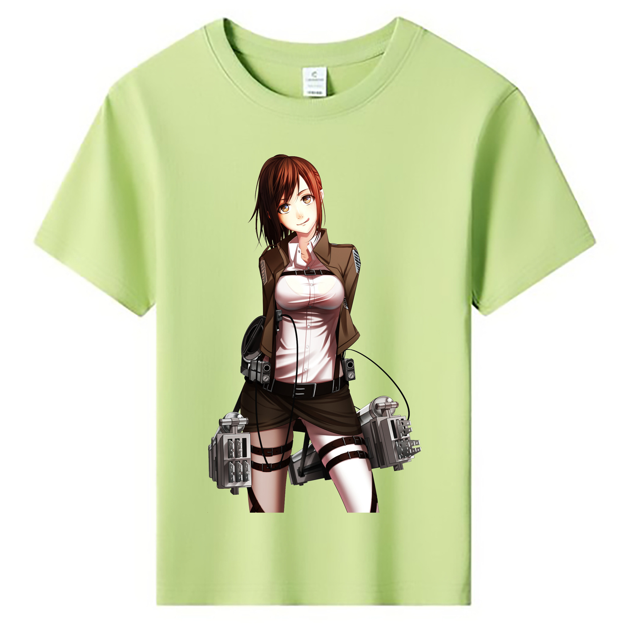 （画像用） 進撃の巨人 サシャ·ブラウス Attack on Titan Sasha Blaus 綿100％キッズTシャツ（フロントプリント）